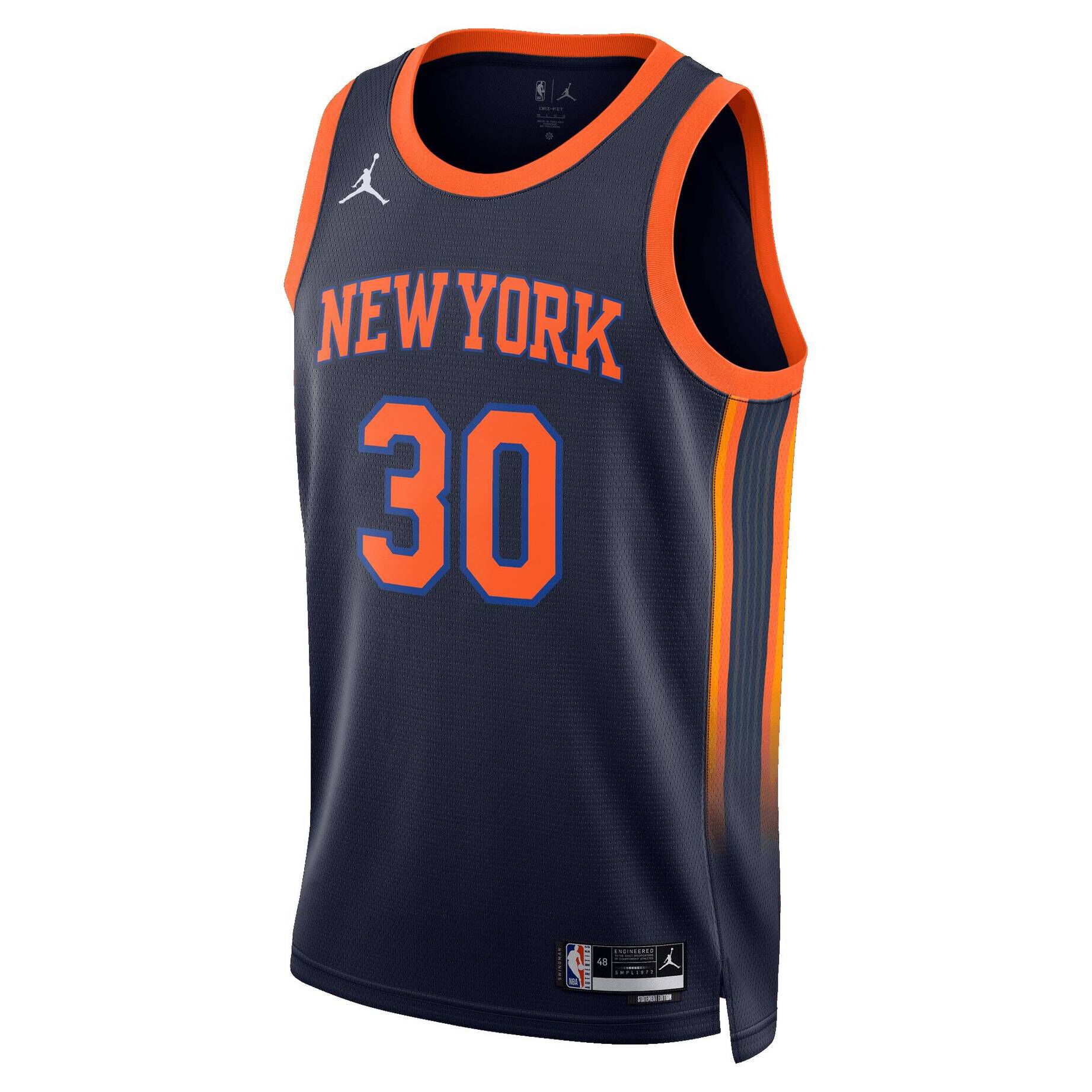 Nike| Herren Basketballtrikot NBA-NEW YORK KNICKS-RANDLE JULIUS-SWINGMAN JERSEY STATEMENT