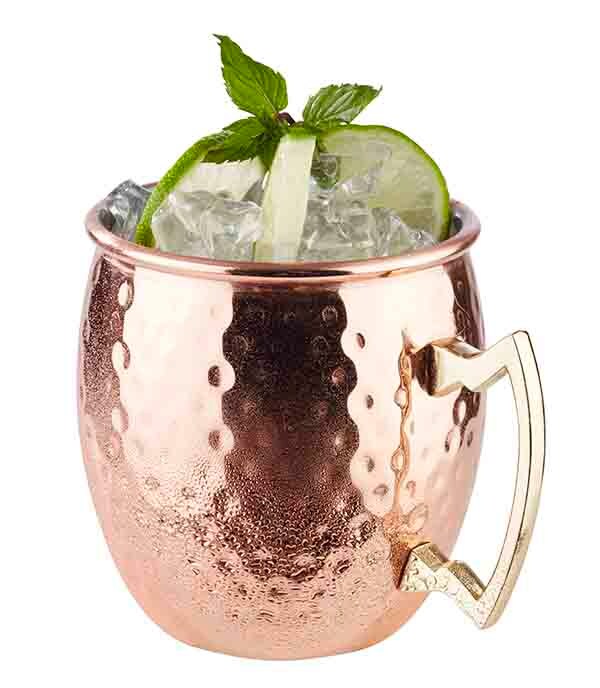 APS 4er Set Moscow Mule Becher 500 ml Kupfer glänzend