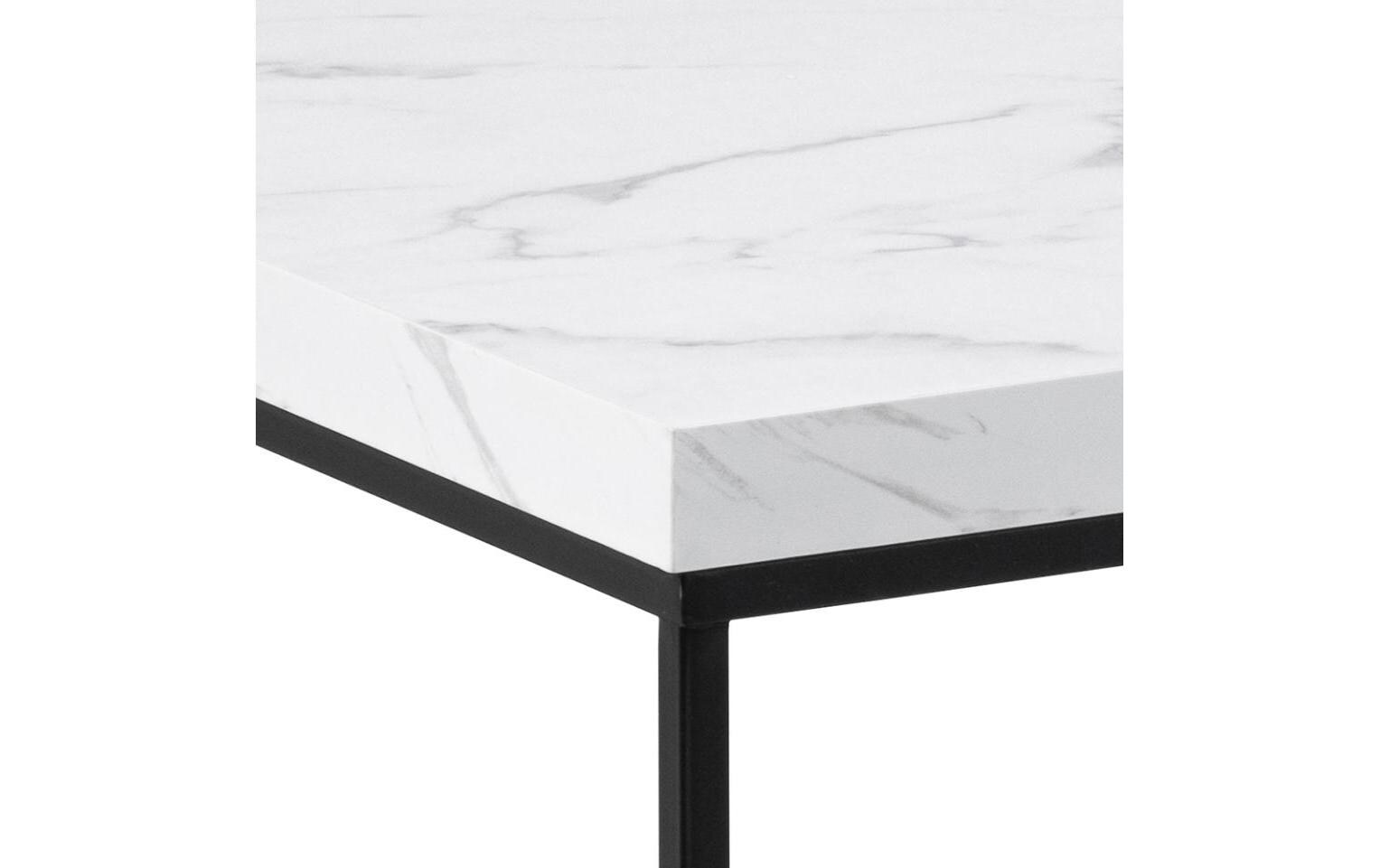 Couchtisch Barossa 110 x 55 x 45 cm, Schwarz/WeissSofatisch