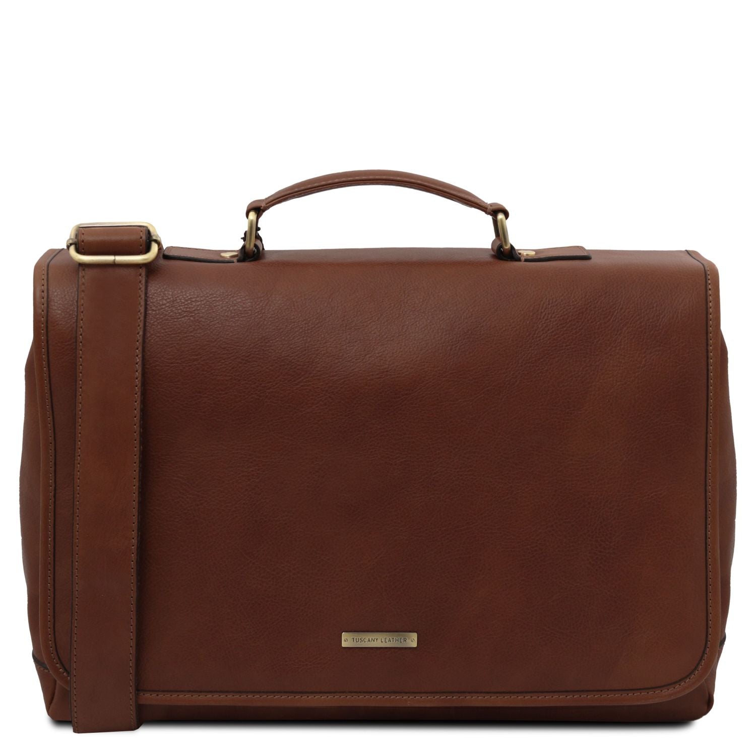 TL142068 – Mantova – leren multi compartment TL SMART Aktetas with klep