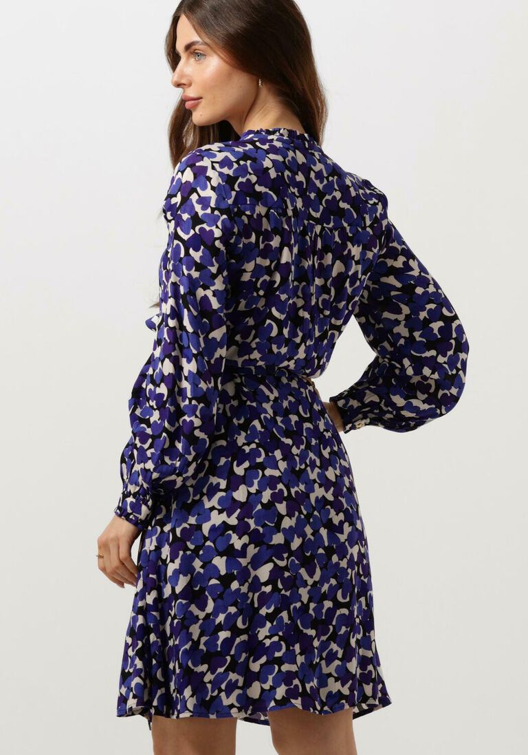 FABIENNE CHAPOT paarse fabienne chapot mini jurk dorien frill dress