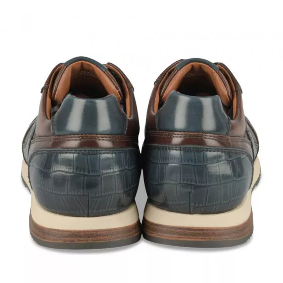 Baskets COGNAC DENIM SIDE