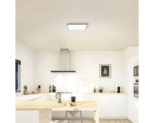 LED plafond opbouwpaneel 24W 2800 lm 4000K 5x45x45 cm zwart