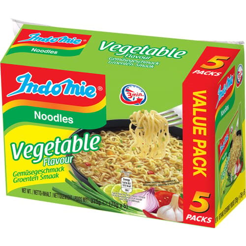 Indomie Instant-Nudeln Gemüse 5er-Packung