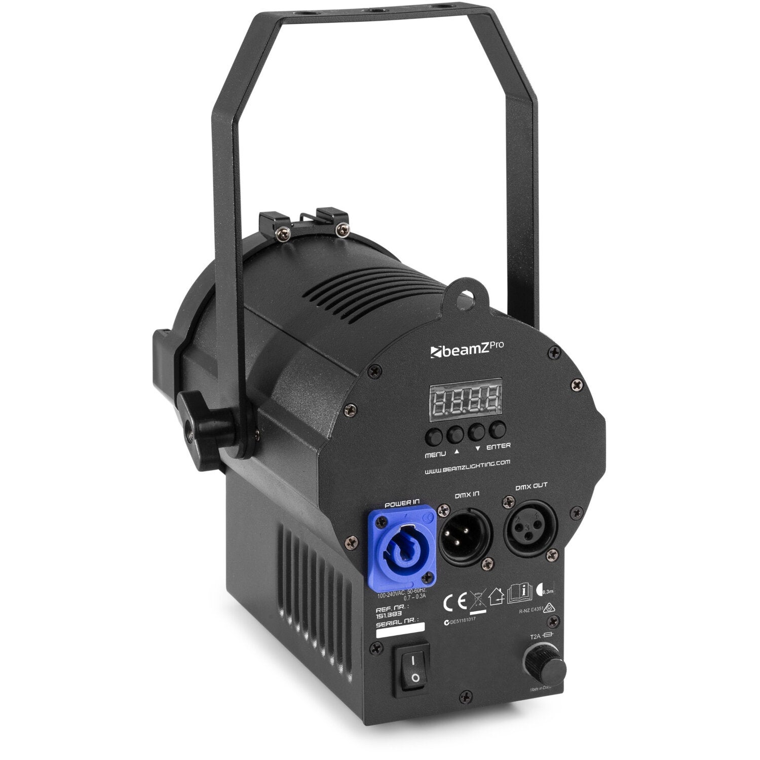 BeamZ BTF440Z Mini Fresnel Zoom 4x 40W RGBW COB LED wash lichteffect