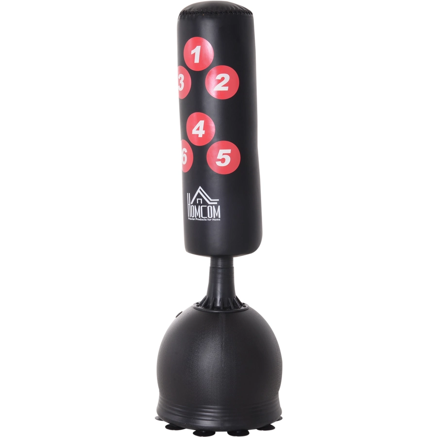 HOMCOM Standboxsack schwarz