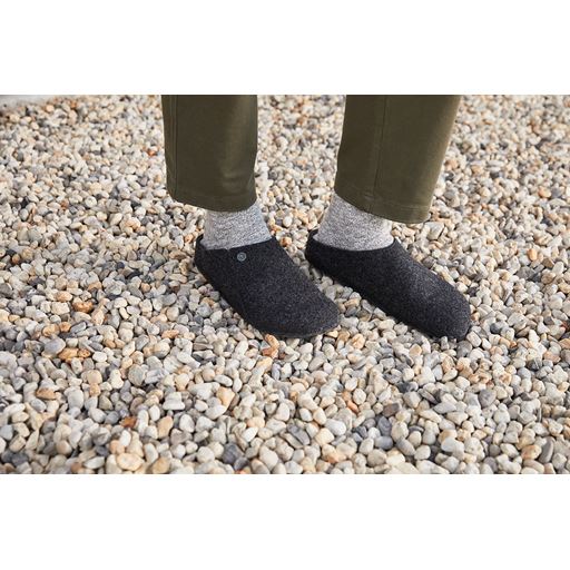 Birkenstock Zermatt Filt Hjemmesko, Grå, 40