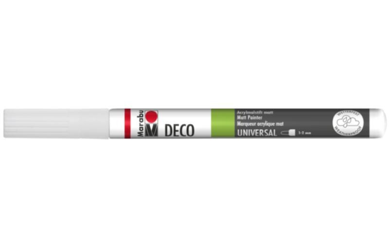 Acrylmarker Deco Painter 1 - 2 mm, WeissMarker auf Wasserbasis