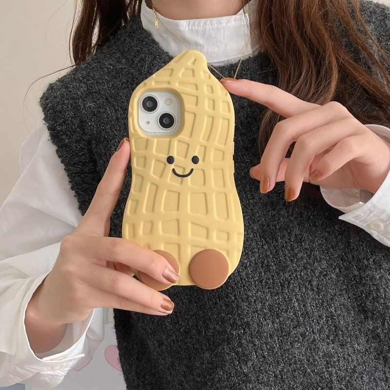 Fonekase - Peanut telefoonhoesje - iPhone 16 Pro Max / 16 Pro / 16 Plus / 16 / 15 Pro Max / 15 Pro / 15 Plus / 15 / 14 Pro Max / 14 Pro / 14 Plus / 14 / 13 Pro Max / 13 Pro / 13 / 13 Mini