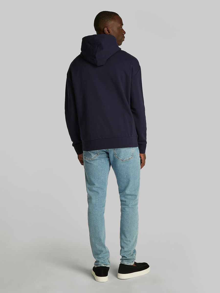 CALVIN KLEIN<br>Moletom com capuz e logo de herói