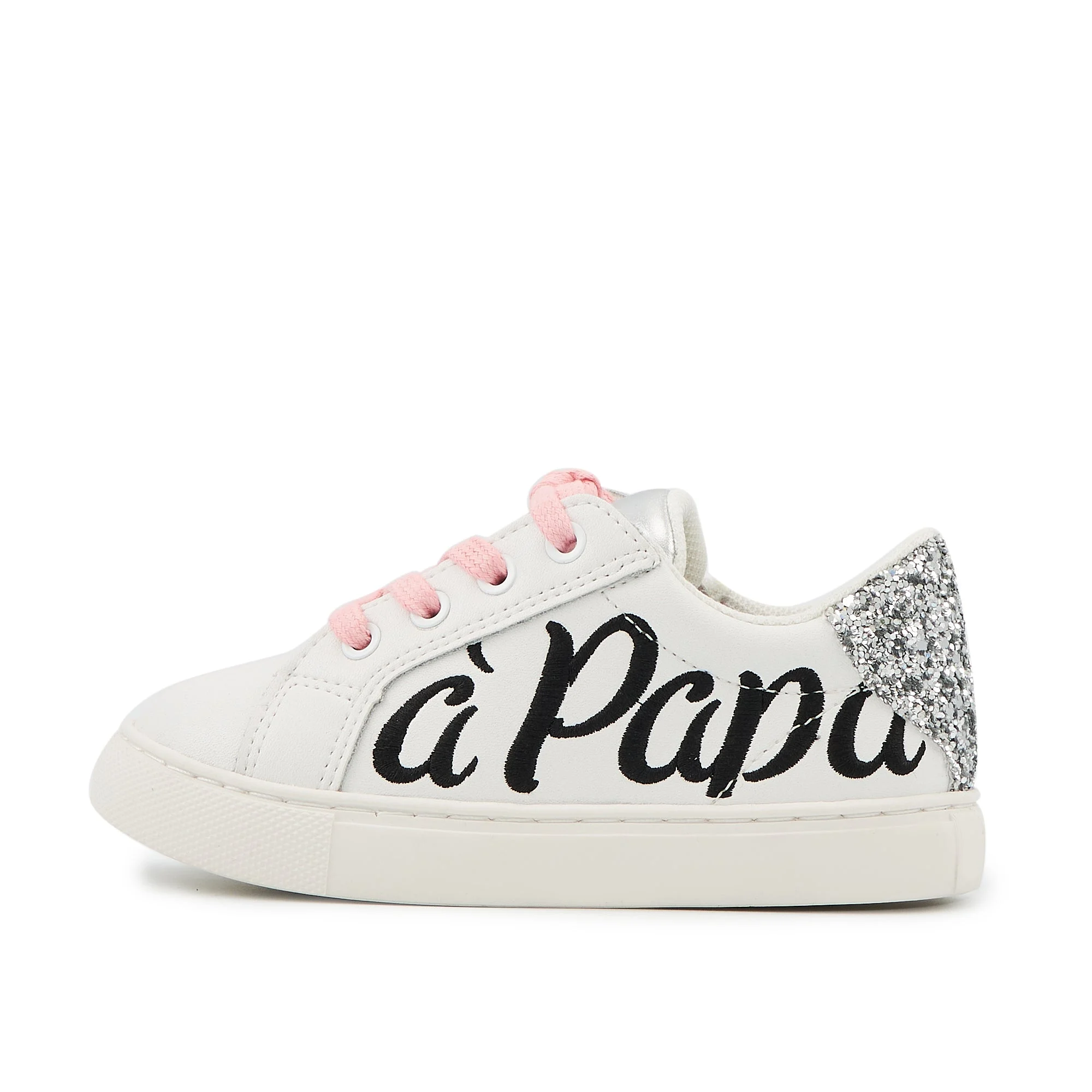 MINI SIMONE FILLE À PAPA - Sneakers en cuir | Blanc