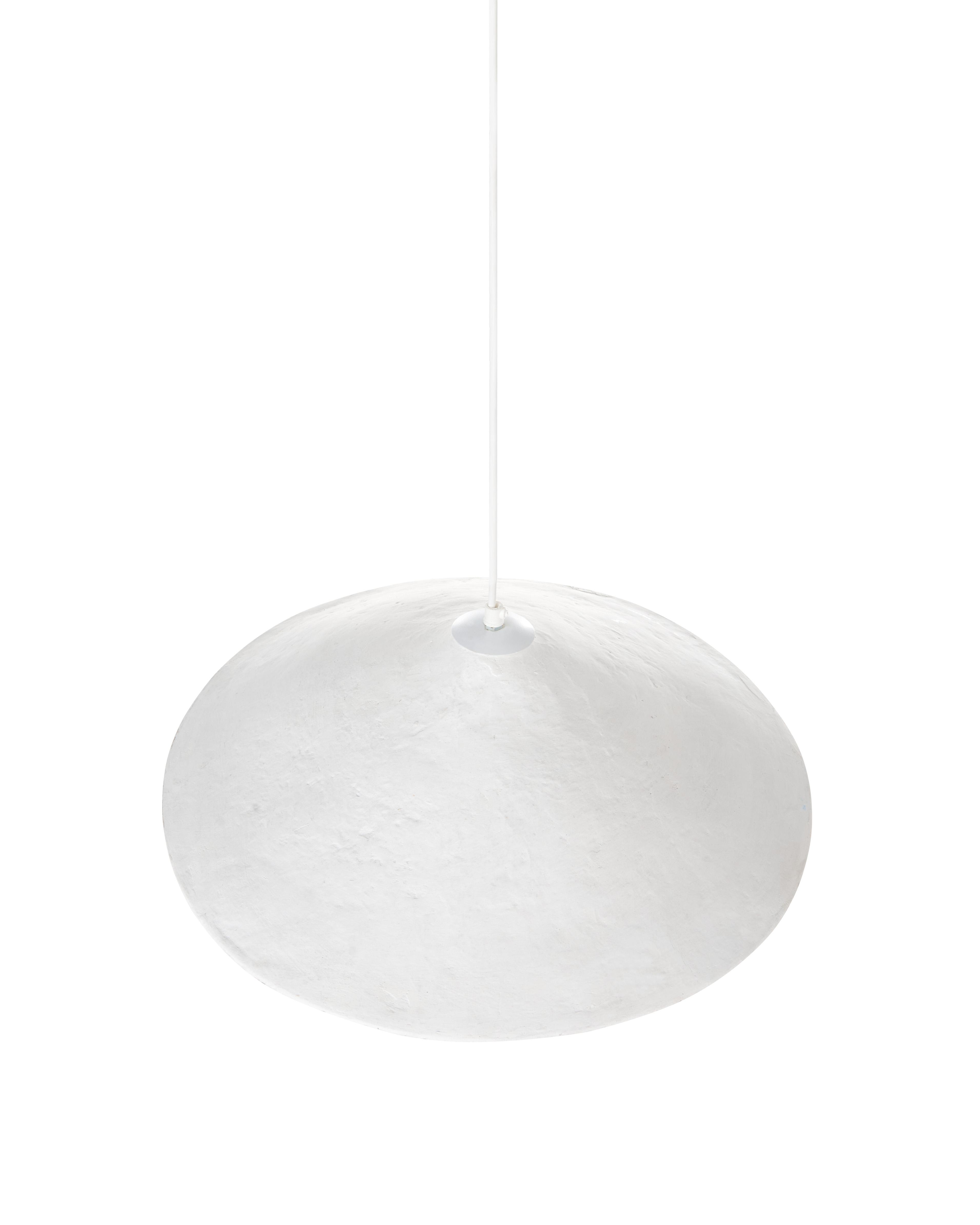 Hanglamp PORONGOS Papier-mâché Wit