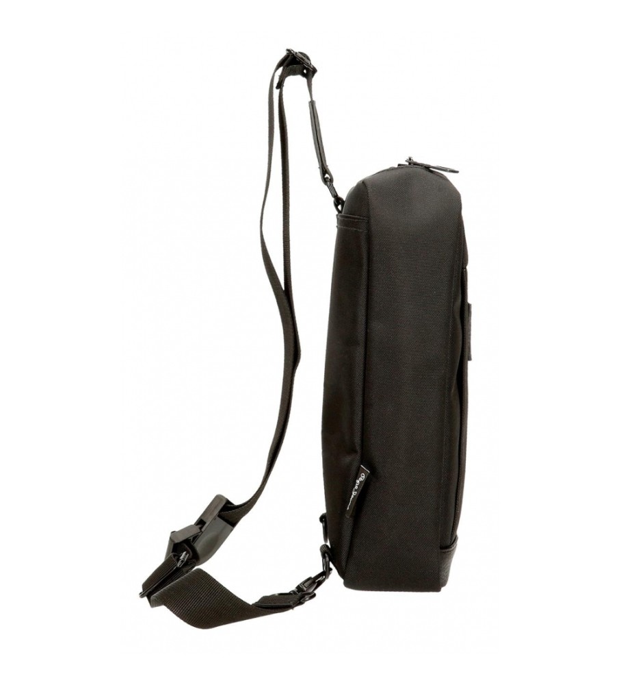 Pepe Jeans Bandolera rionera Leighton negro