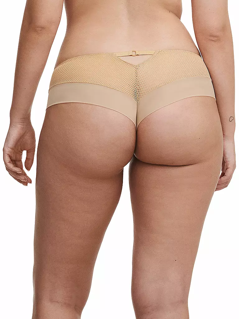 CHANTELLE Pants FLEURS SIGNATURE toffee sequins camel