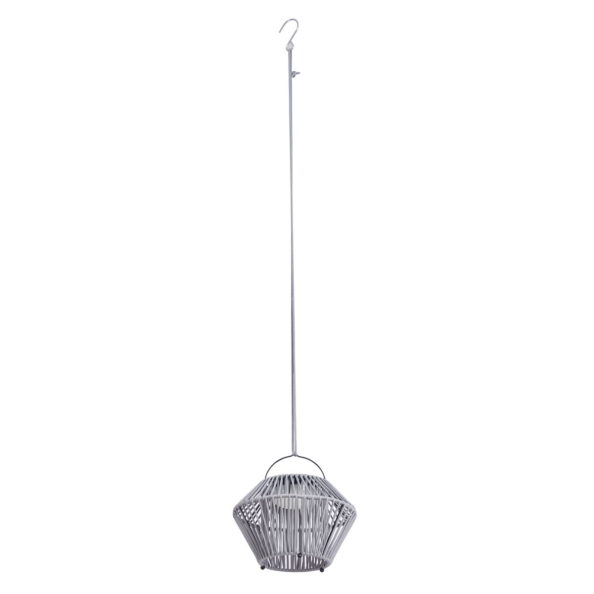 Bohemian tafellamp grijs incl. LED 3-staps dimbaar IP54 solar oplaadbaar - Duco