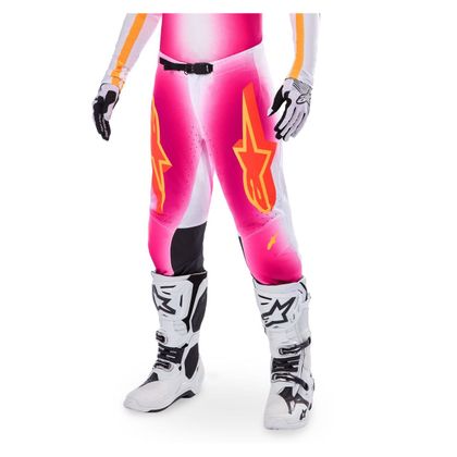 Pantalon cross Alpinestars SUPERTECH - MIG 2025 - Rose / Blanc