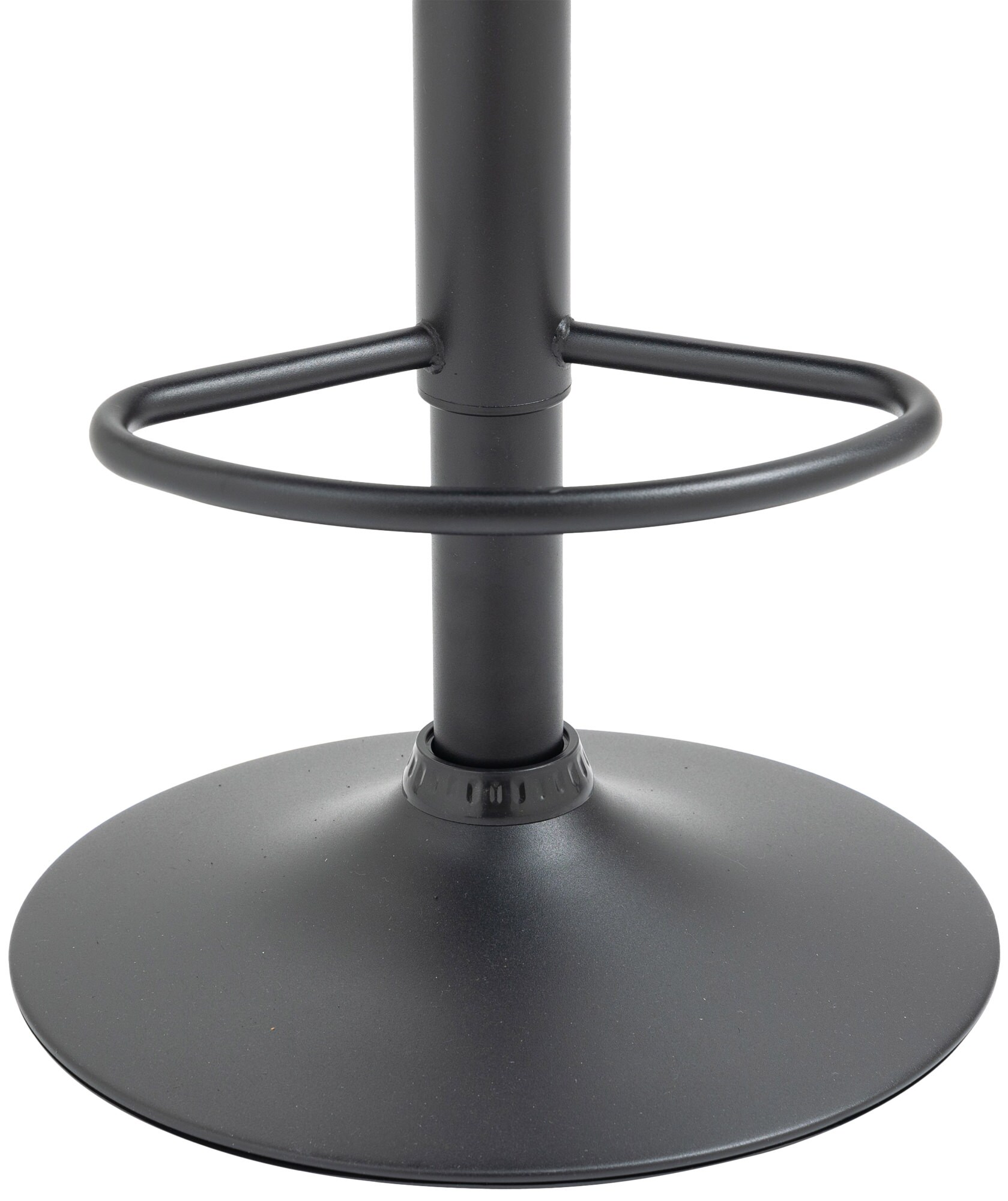 CLP 2er Set Barhocker Braga Samtbezug mit Metallgestell I Höhenverstellbar und drehbar I Moderner Barstuhl mit Fußstütze für Küche und Bar