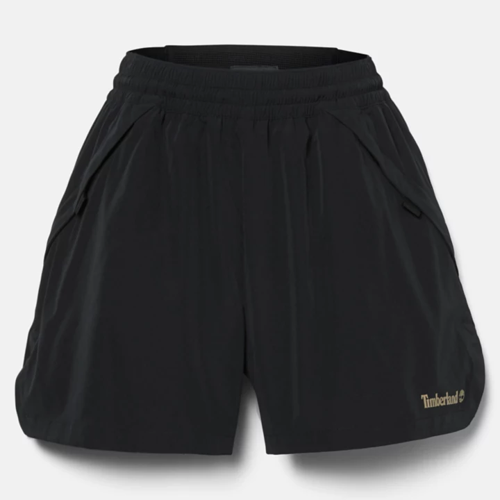 Short à séchage rapide pour femme en noir