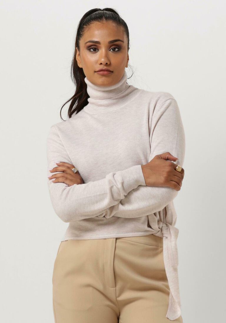 ANOTHER LABEL beige another label coltrui miley knitted pull l/s