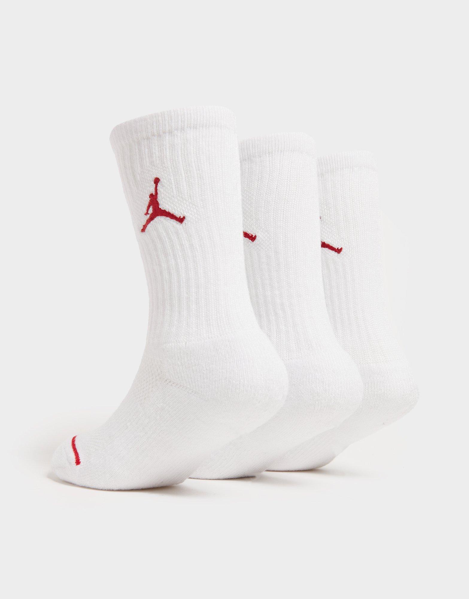 Jordan Lot de 3 paires de chaussettes Crew Junior