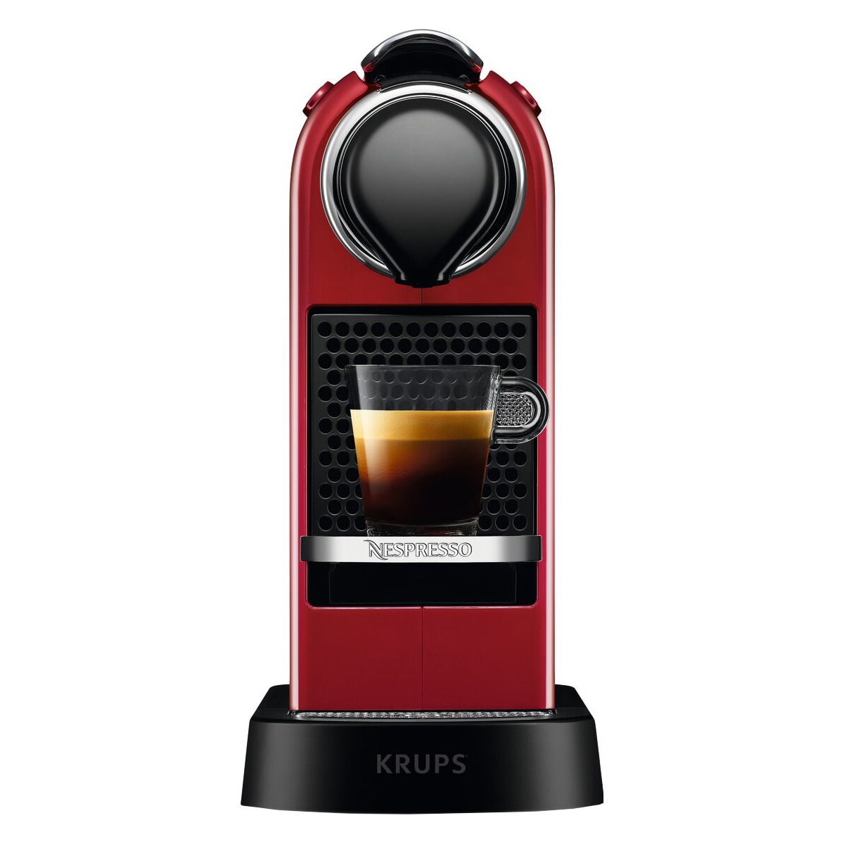 NESPRESSO® CitiZ kaffemaskin fra Krups, Rød