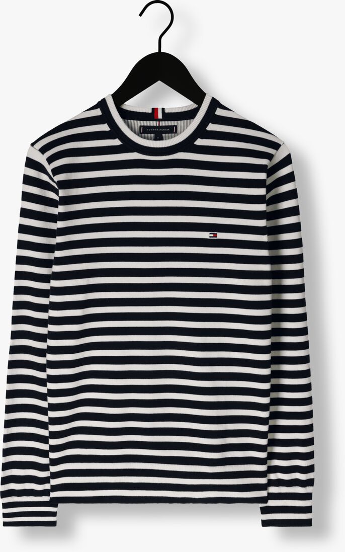 TOMMY HILFIGER donkerblauwe tommy hilfiger trui 1985 crew neck sweater