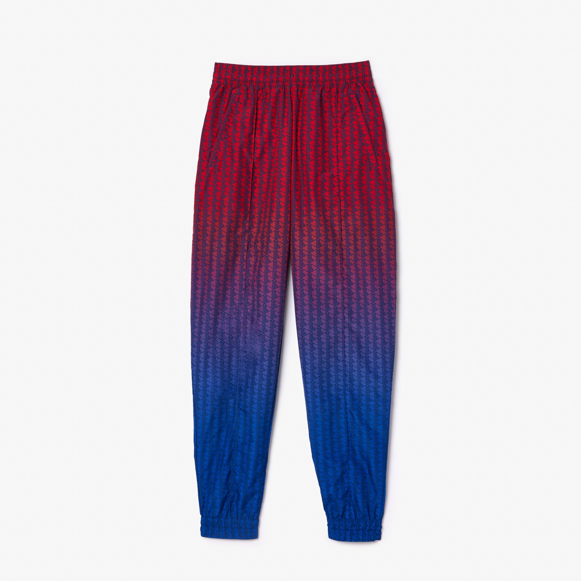 Trainingshose mit Monogramm-Ombré-Aufdruck Traningshosen - Rot - Lacoste - Damen