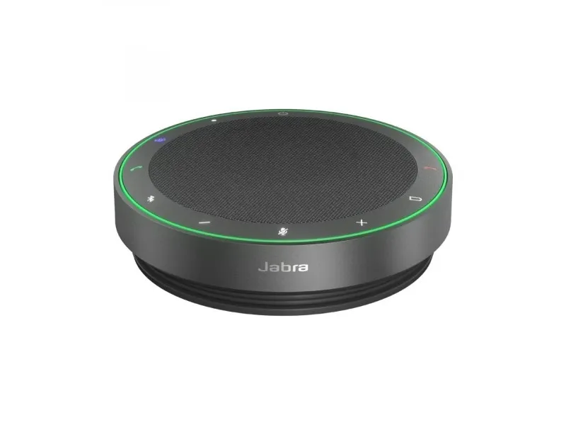 Jabra Speak2 75 UC - Konferencetelefon håndfri - Bluetooth - trådløs, kablet - USB-A, USB-C - mørkegrå - Certified for Zoom Rooms, Zoom Certified, Alcatel-Lucent Certified, Avaya Certified, Cisco Webex Certified, Unify Certified, MFi Certified, Googl