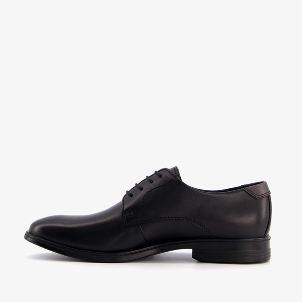 ECCO Melbourne leren heren veterschoenen zwart