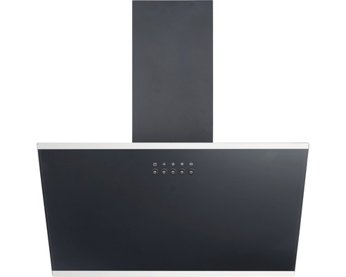 Wandafzuigkap PKM S23-60 ABPY BxL 60 x 32,9 cm zwart