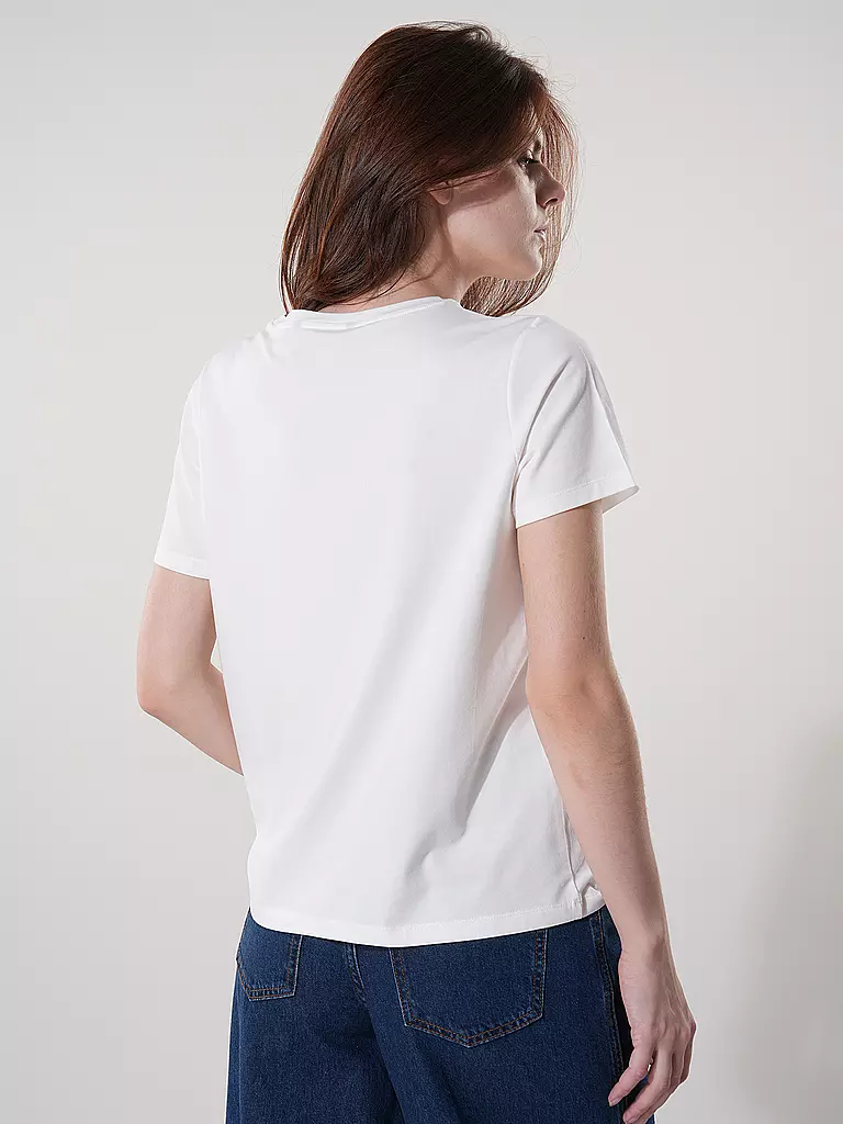 COMMA T-Shirt weiss