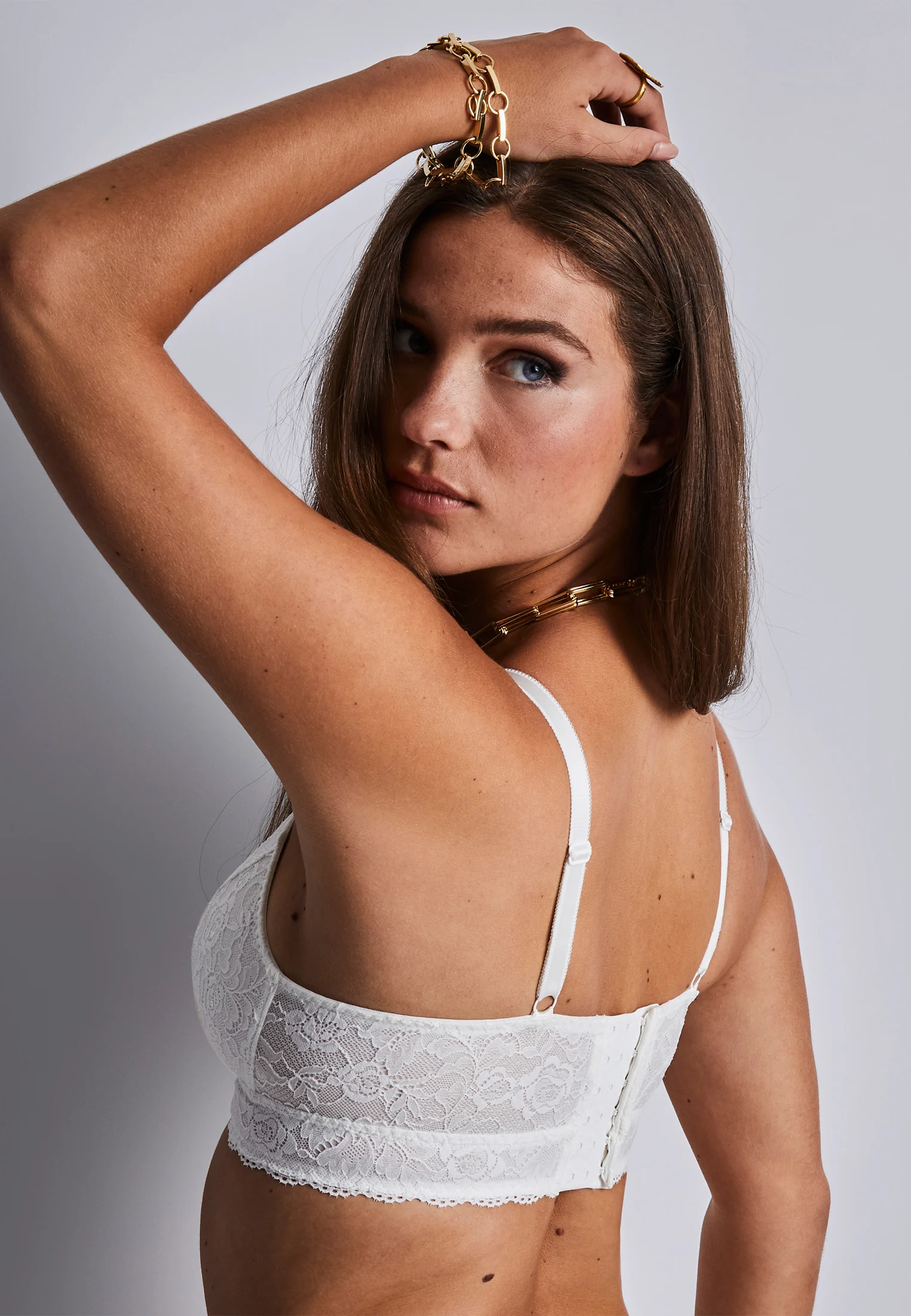 ROSESSENCE - Soutien-gorge brassière confort | Blanc