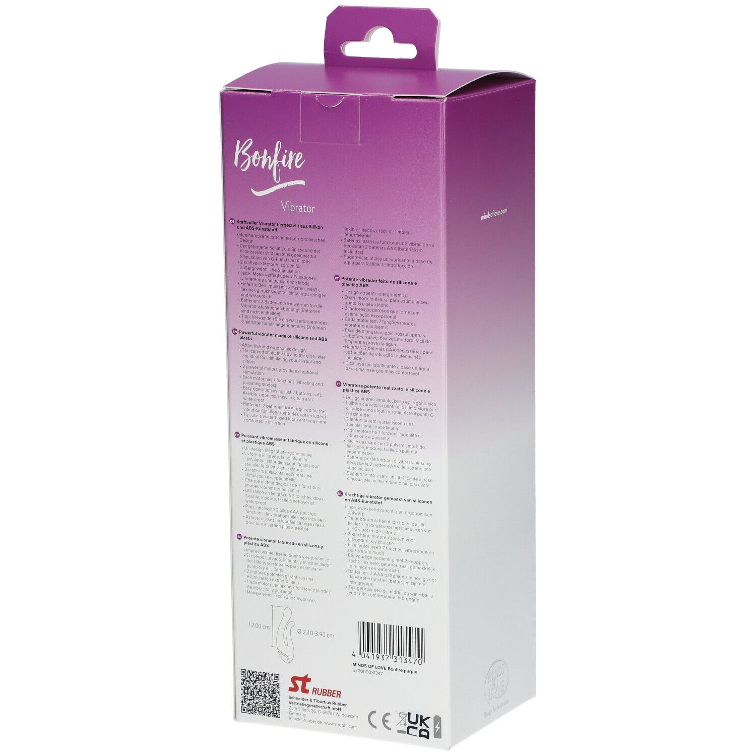 Vibrator Bonfire purple