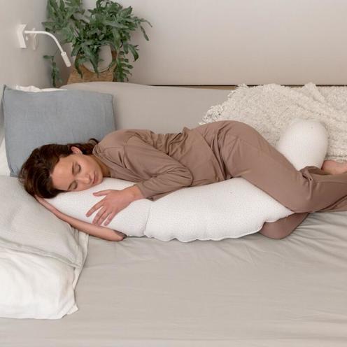 Coussin de maternité Doomoo Buddy - Silver dots - BABYMOOV