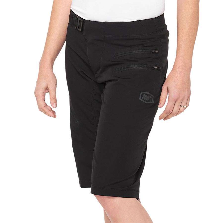 100% Airmatic MTB Fietsbroek Kort Zwart Dames