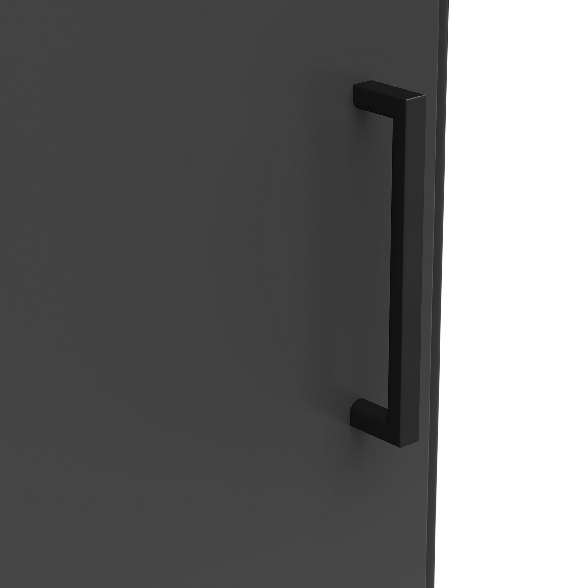 Eck-Kommode - anthrazit - 73 cm breit