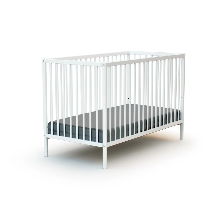 WEBABY Duo Babybett weiß 60 x 120 cm