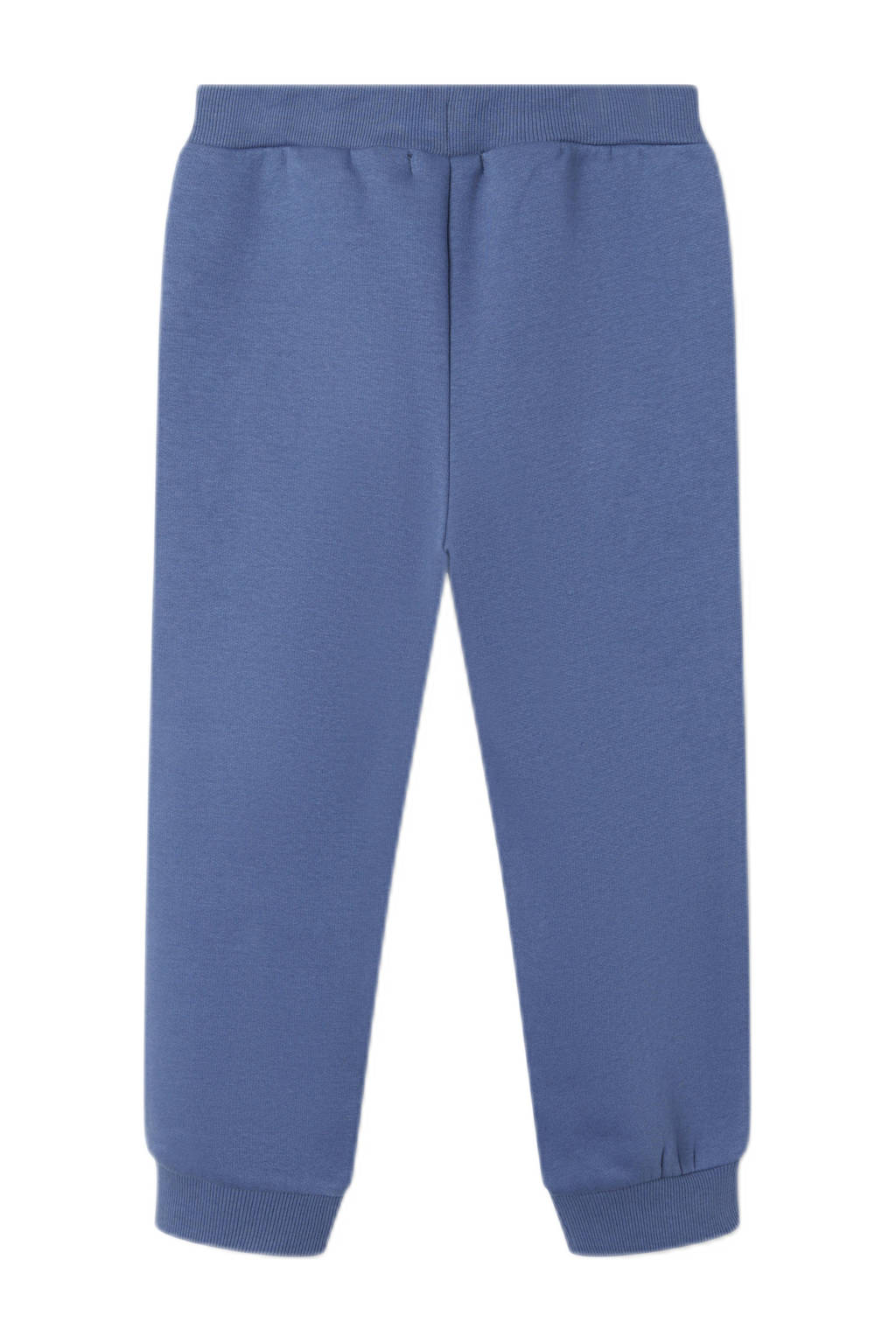 NAME IT joggingbroek NMMOTTO met tekst blauw