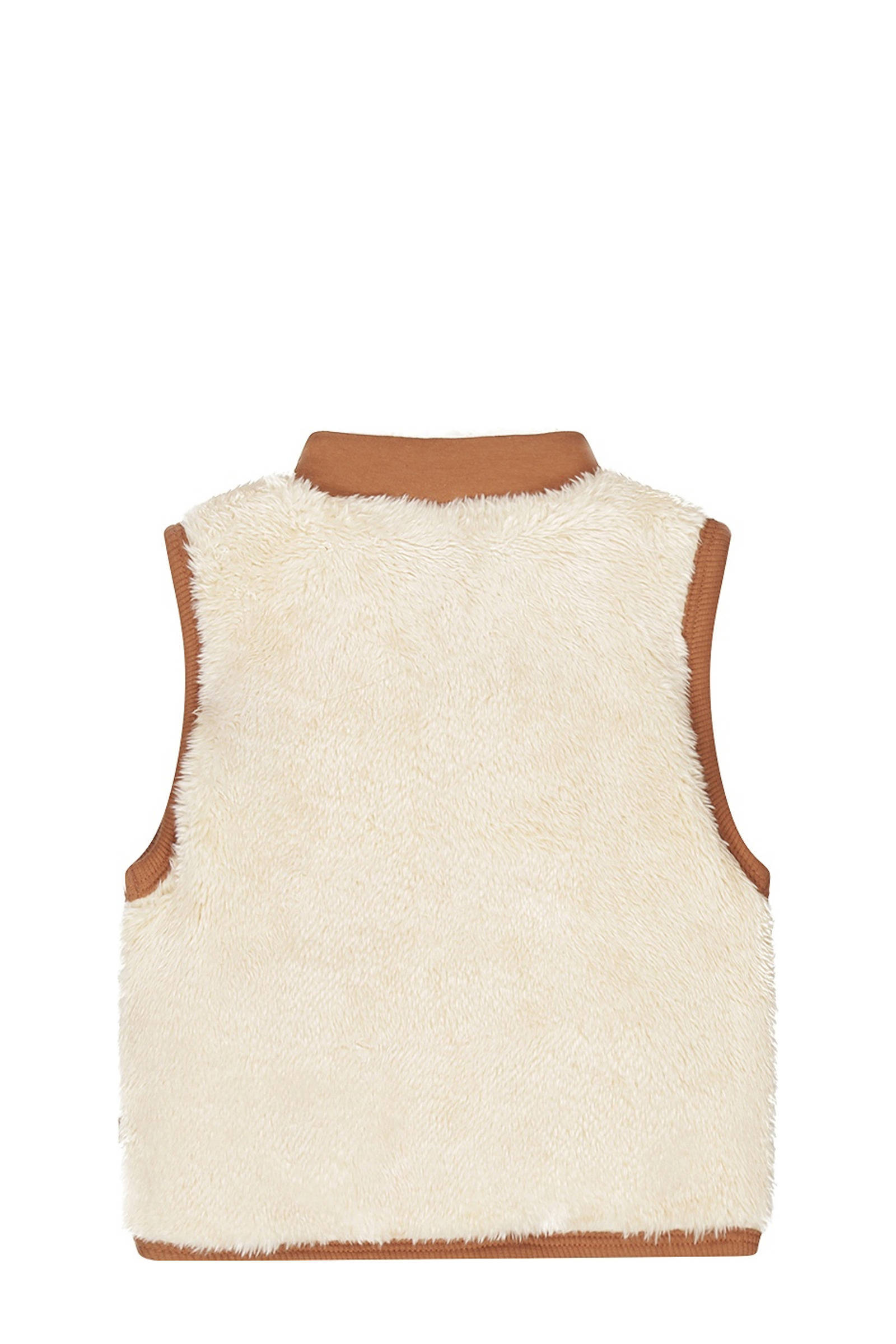 Dirkje bodywarmer beige/bruin
