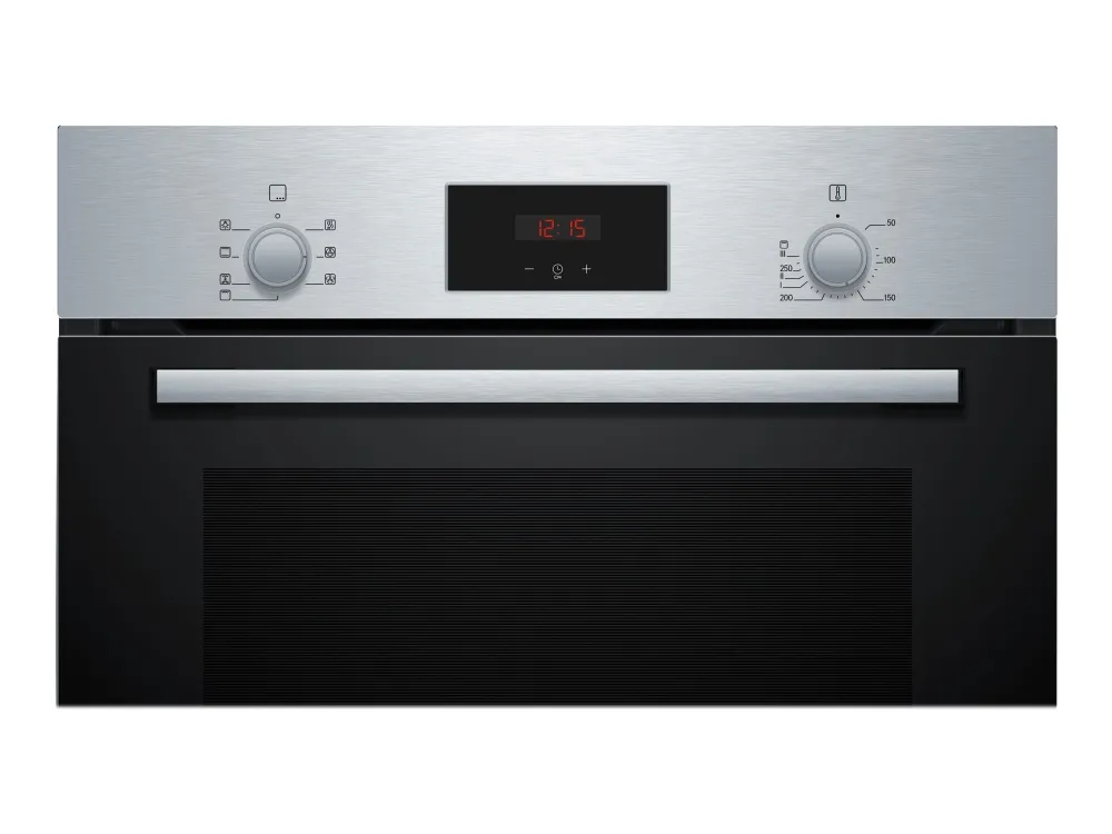 Bosch Serie | 2 HBF133BR0 - Ovn - til indbygning - niche - bredde: 56 cm - dybde: 55 cm - højde: 57.5 cm - med selv-rengøring - Klasse A - rustfrit stål
