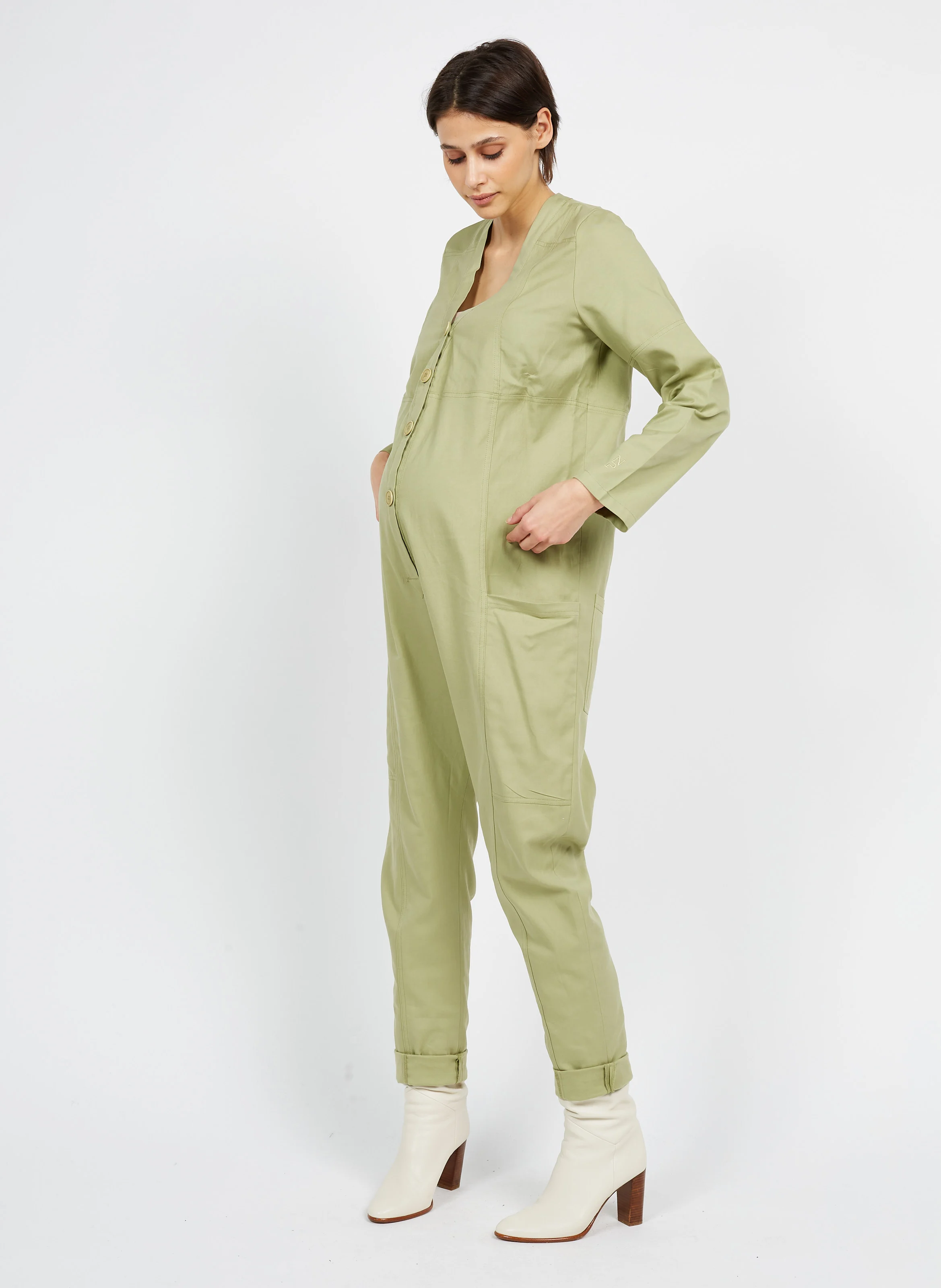 COMBINAISON GROSSESSE - Combinaison de grossesse| Vert