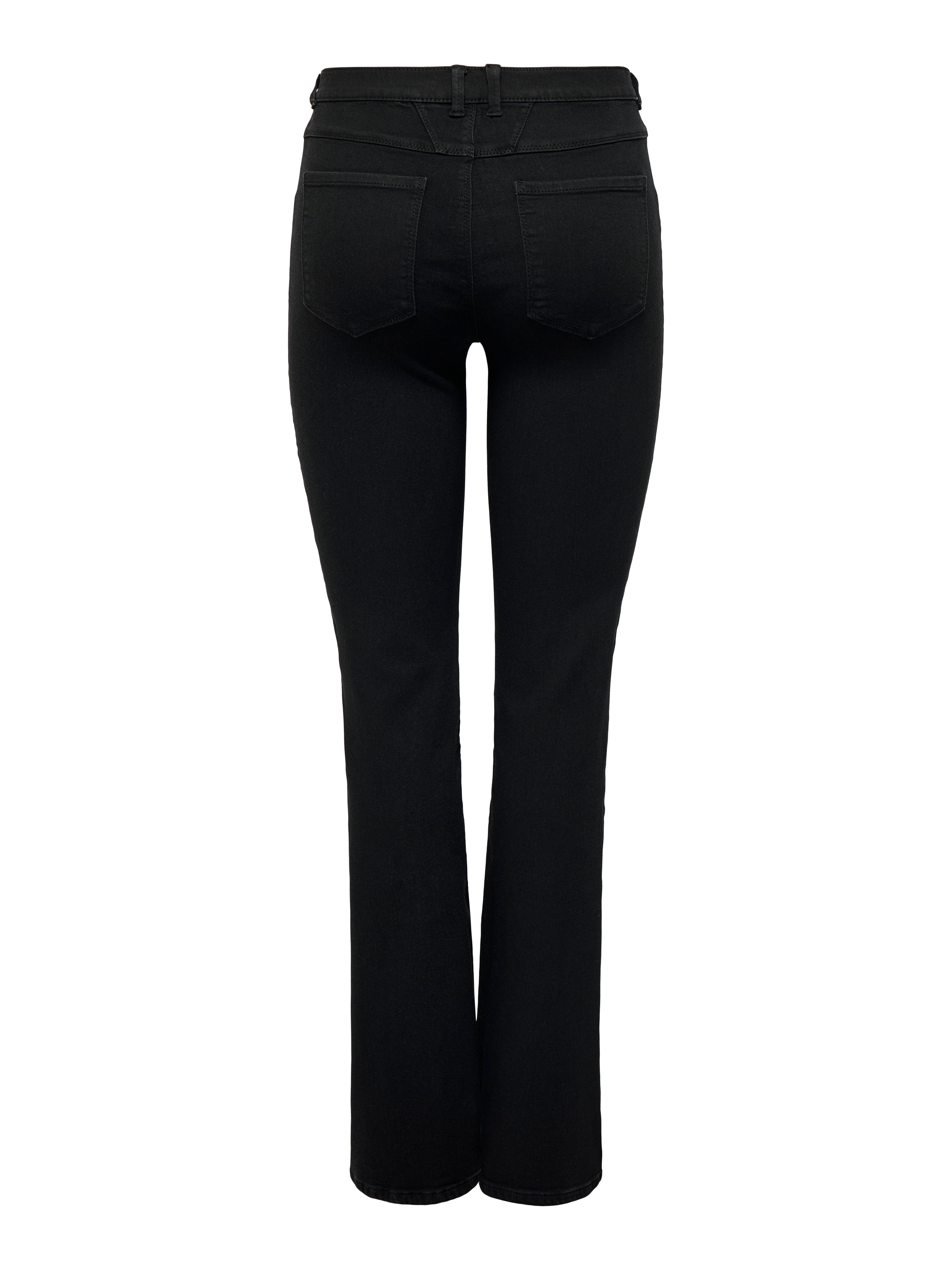 ONLRAIN Mittlere Taille Ausgestellt Jeans Washed Black