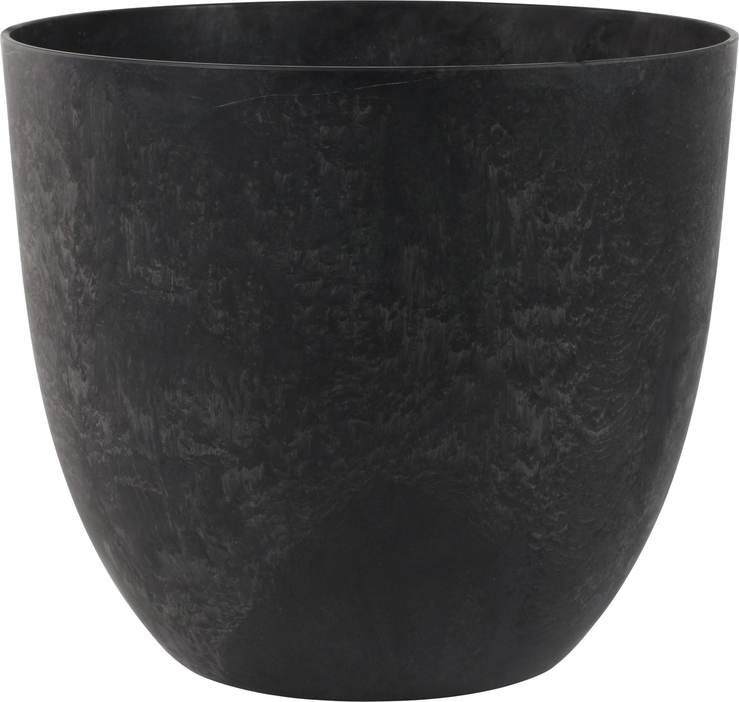 Artstone bloempot Bola D 55 H 45 cm zwart