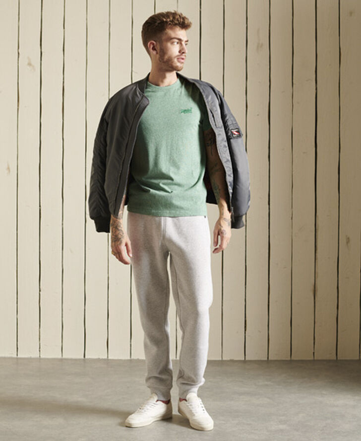 Superdry VINTAGE LOGO EMB TEE Bright green grit