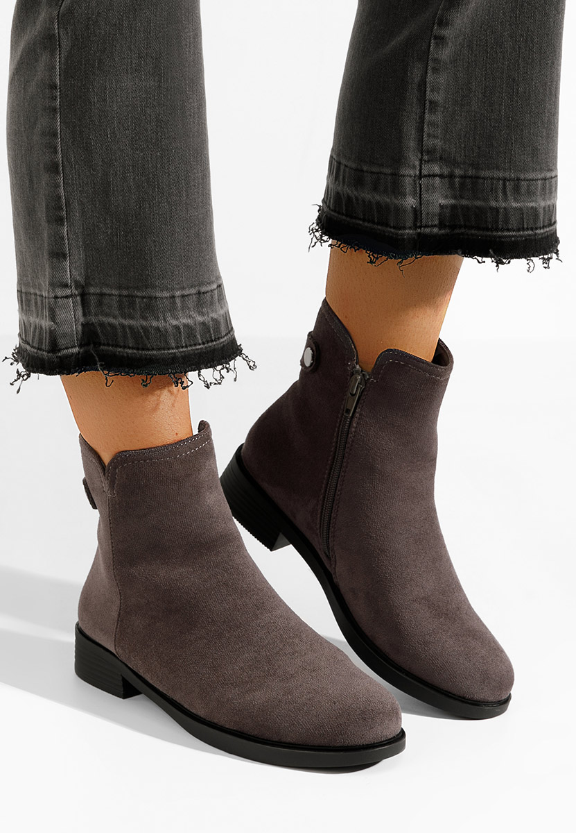 Bottines femme gris Rimina