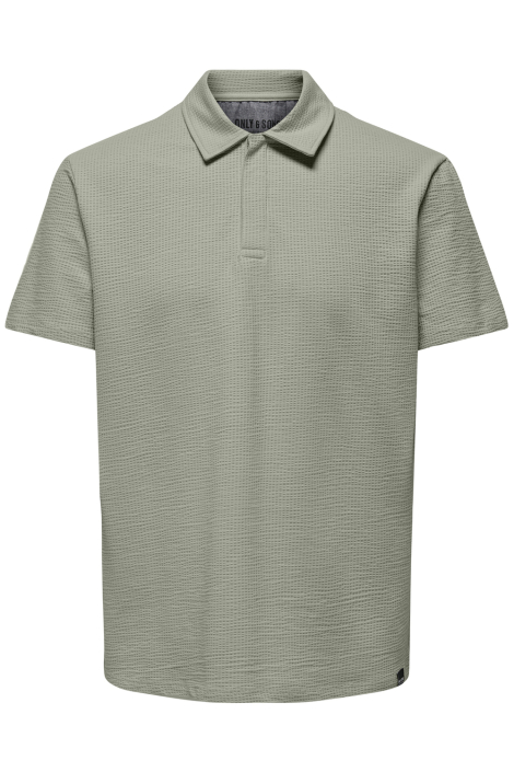 Only & Sons groene heren polo