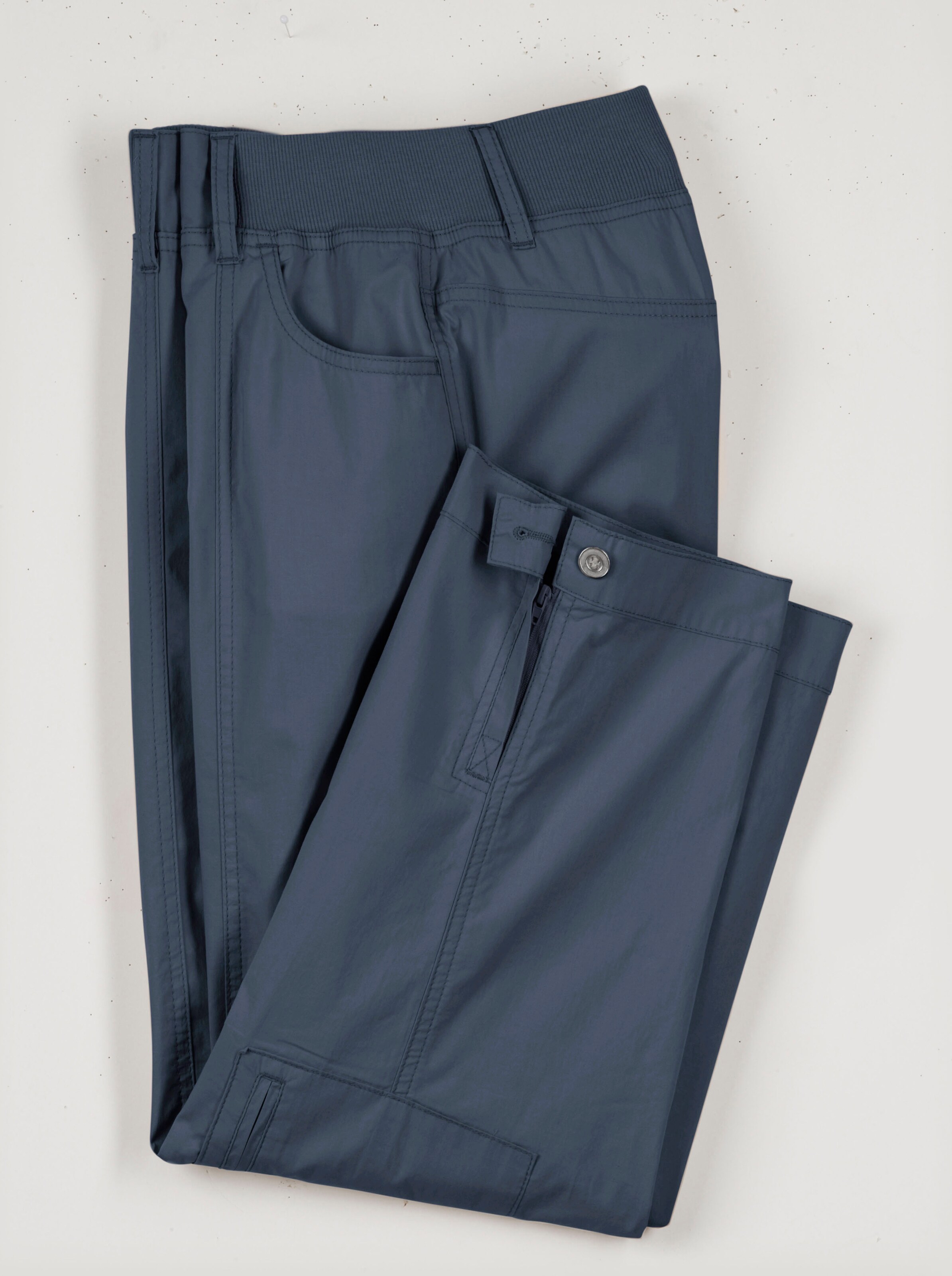 Stretch-Hose in jeansblau
