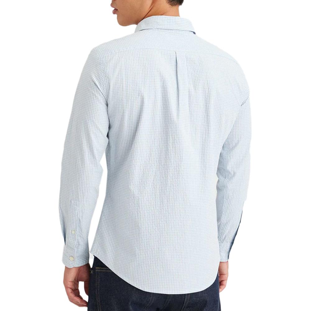 Dockers Chemise Bleu/Blanche à Carreaux Homme Dockers Woven