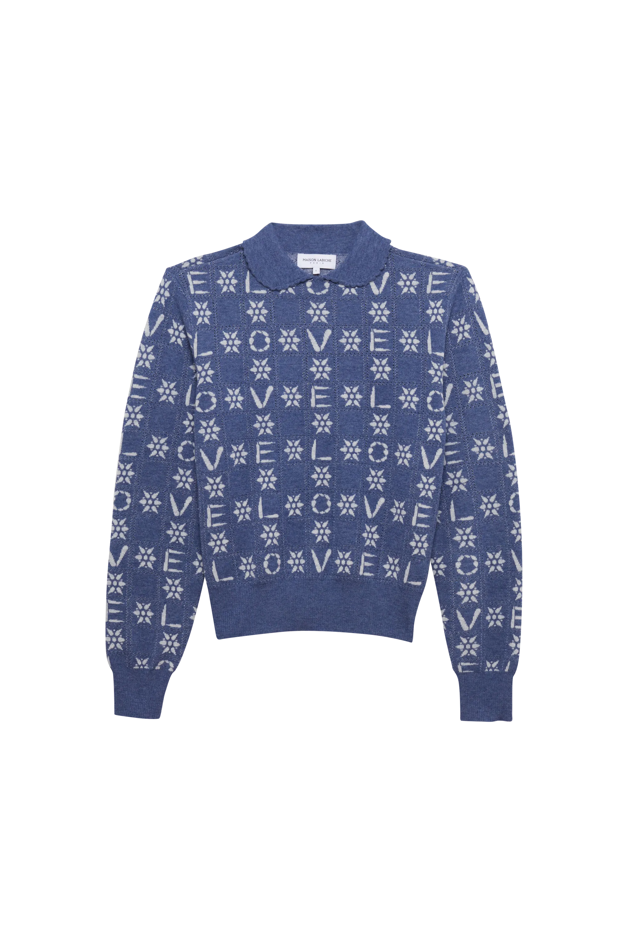 MAISON LABICHE Pull GASTE LOVE Bleu