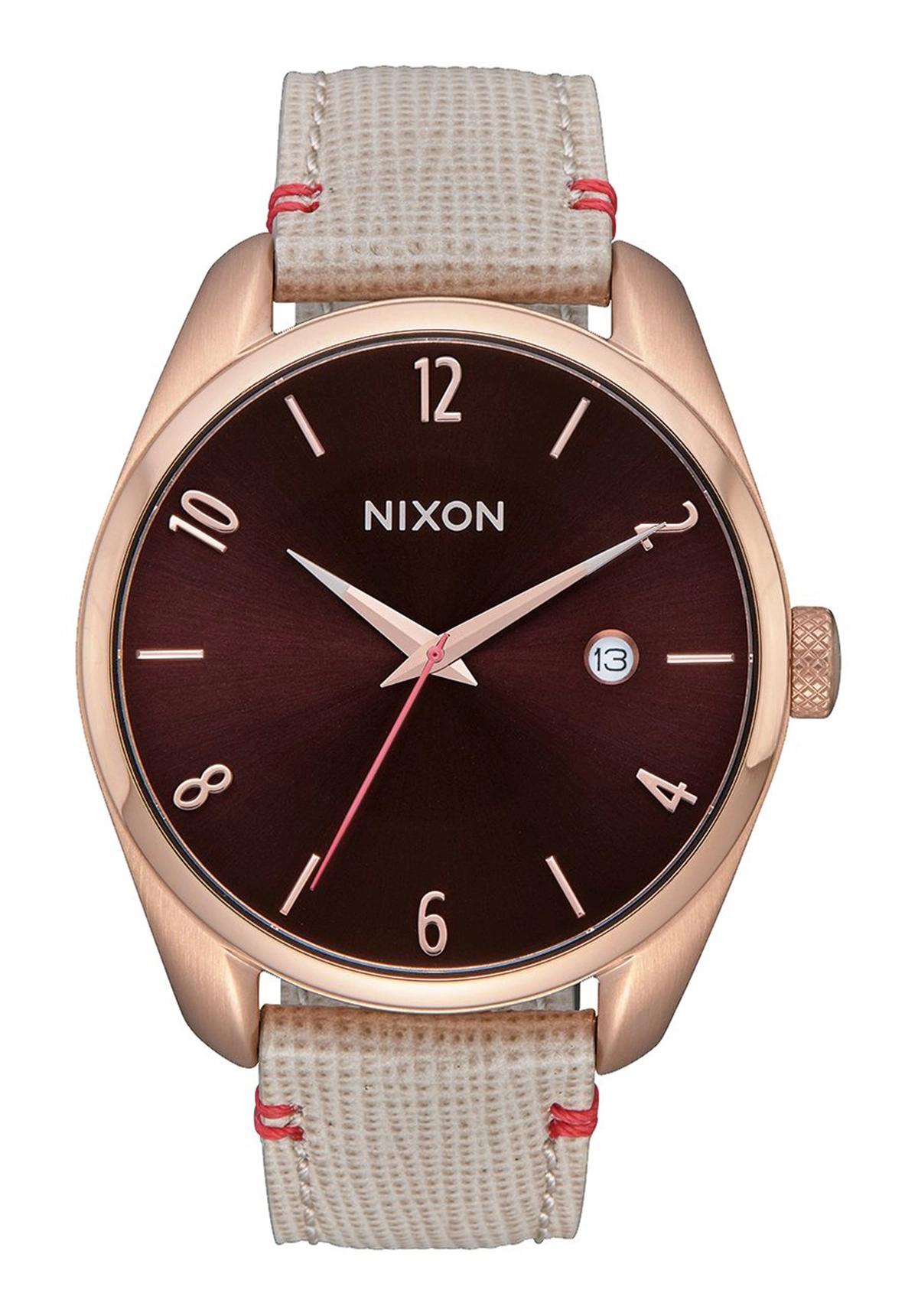 Nixon The Bullet Leather Rose Gold / Brown A4731890
